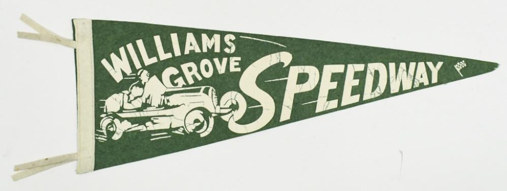 Early Williams Grove Speedway Felt Racing Pennant (1 of 7)