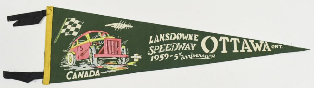 1959 Lansdowne Speedway Felt Racing Pennant (1 of 7)