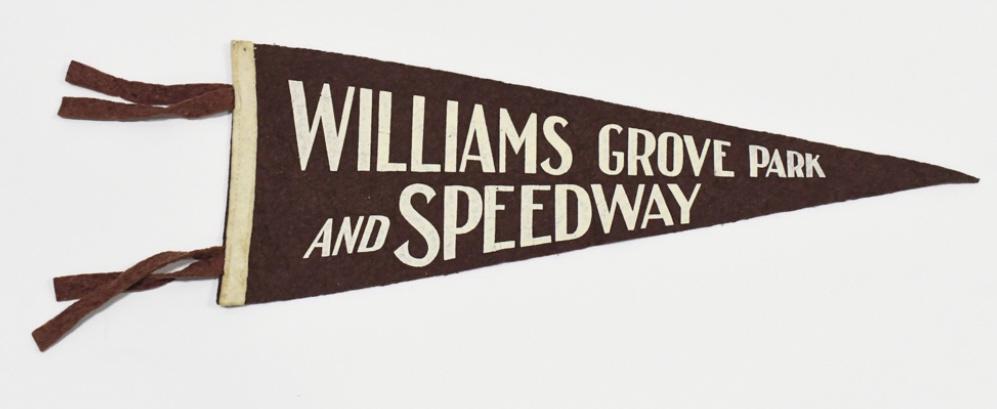 Early Williams Grove Speedway Felt Racing Pennant (1 of 5)