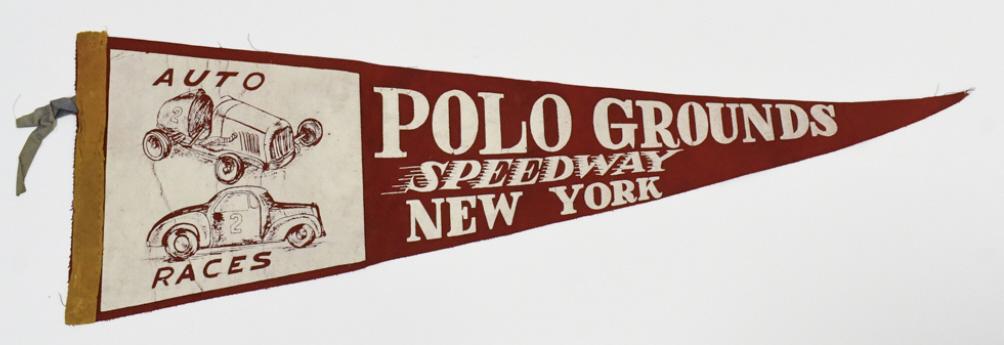1948 Polo Grounds N.Y. Speedway Racing Pennant (1 of 5)