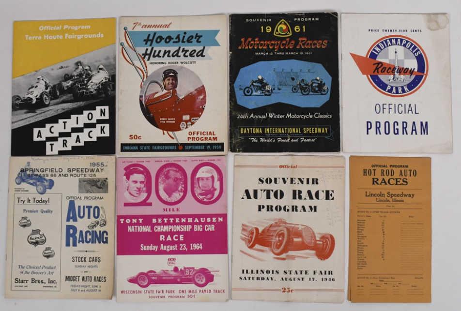 Lot Of Vintage Auto & Motorcycle Racing Programs (1 of 6)