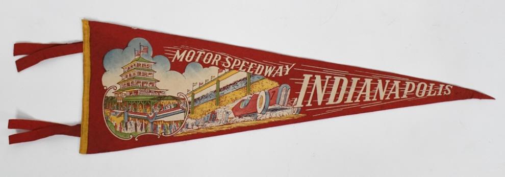 1920-30s Indianapolis Speedway Racing Pennant (1 of 6)