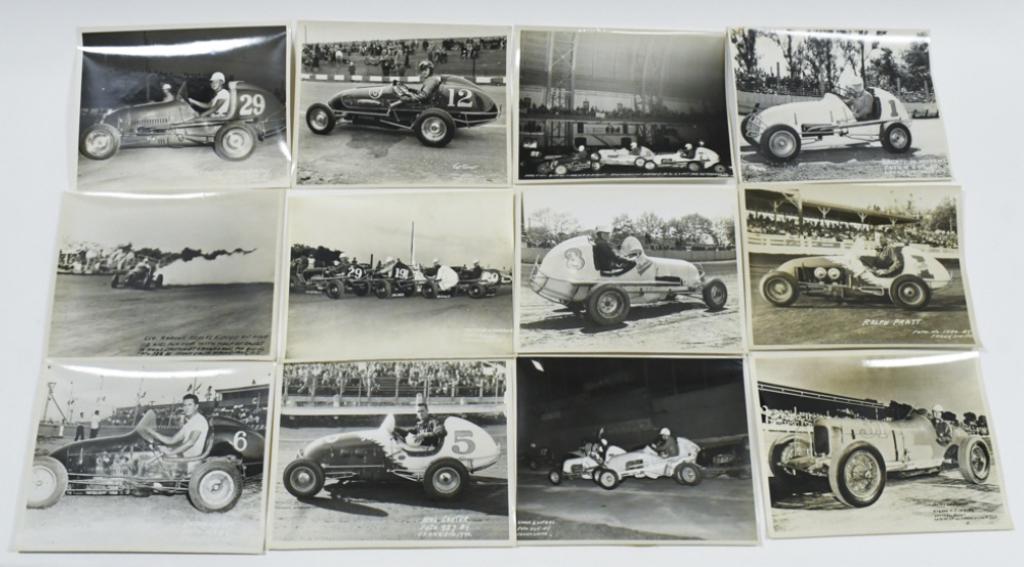 (12) 1940s-50s Midget Racing 8x10 Photographs (1 of 16)