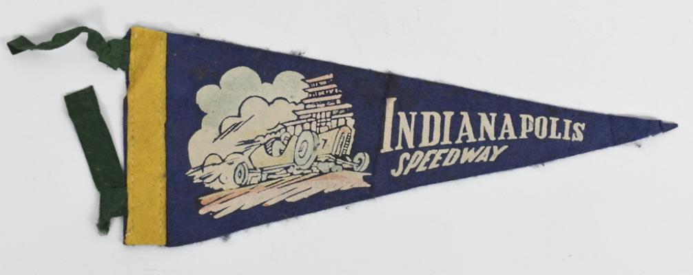 Early Indianapolis Speedway Felt Racing Pennant (1 of 5)