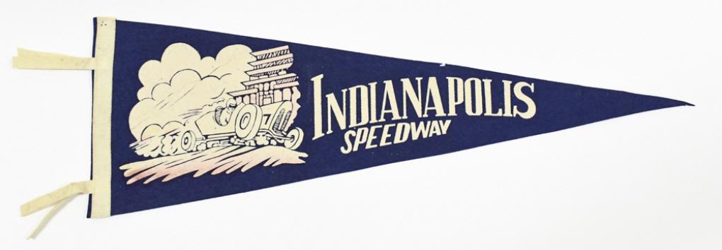 1920-30s Indianapolis Speedway Racing Pennant (1 of 6)
