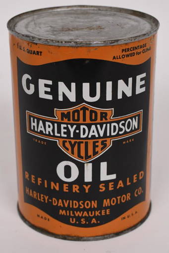 old harley davidson oil can