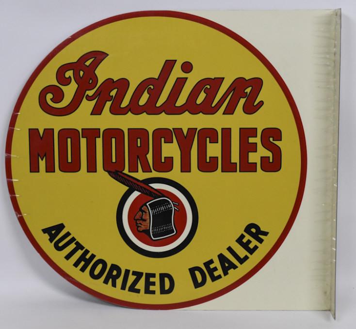 NOS DST 1997 Stout Indian Motorcycles Dealer Sign (1 of 11)