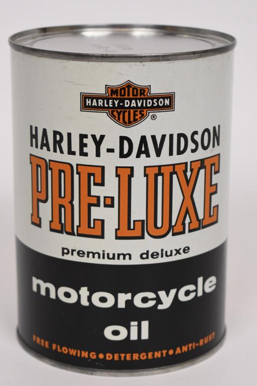 Vintage NOS Harley-Davidson Pre-Luxe Quart Oil Can (1 of 7)
