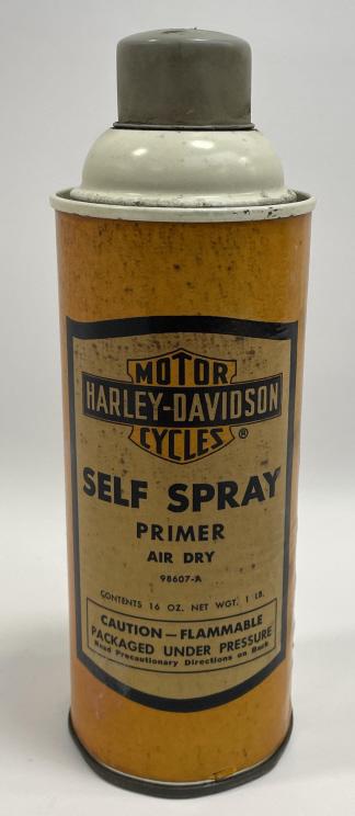 1950s Harley-Davidson Self Spray Paint Primer Can (1 of 9)