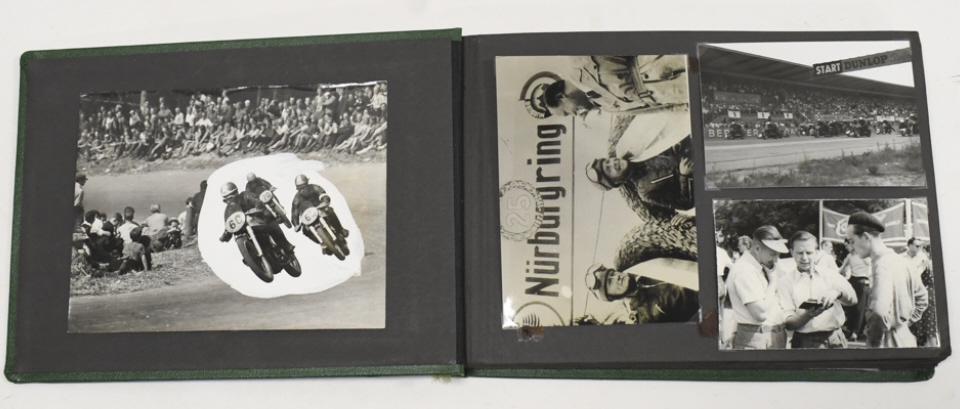 1950s-70s Motorcycle Racing Photo Album Scrapbook (1 of 20)