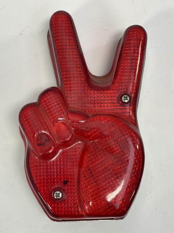 Chopper Motorcycle Peace Tail Light (1 of 7)
