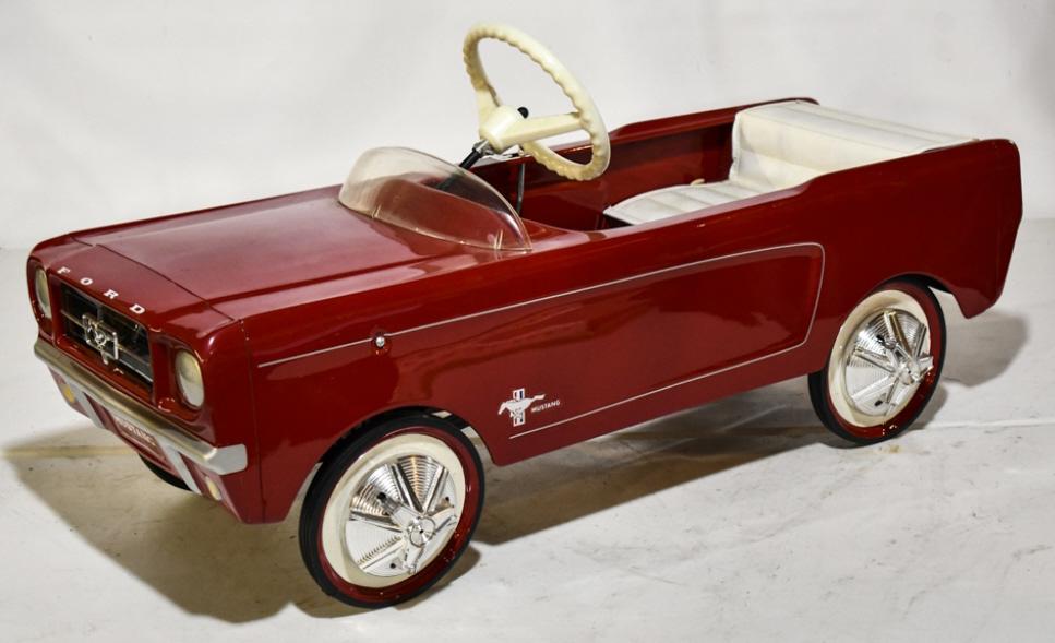 Restored AMF Ford Mustang Pedal Car (1 of 6)