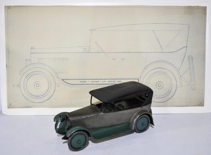 1922 Minor Stewart Air Cooled Car Patent Model (1 of 20)