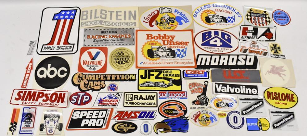 Lot Of Miscellaneous Racing Stickers - Bobby Unser (1 of 9)