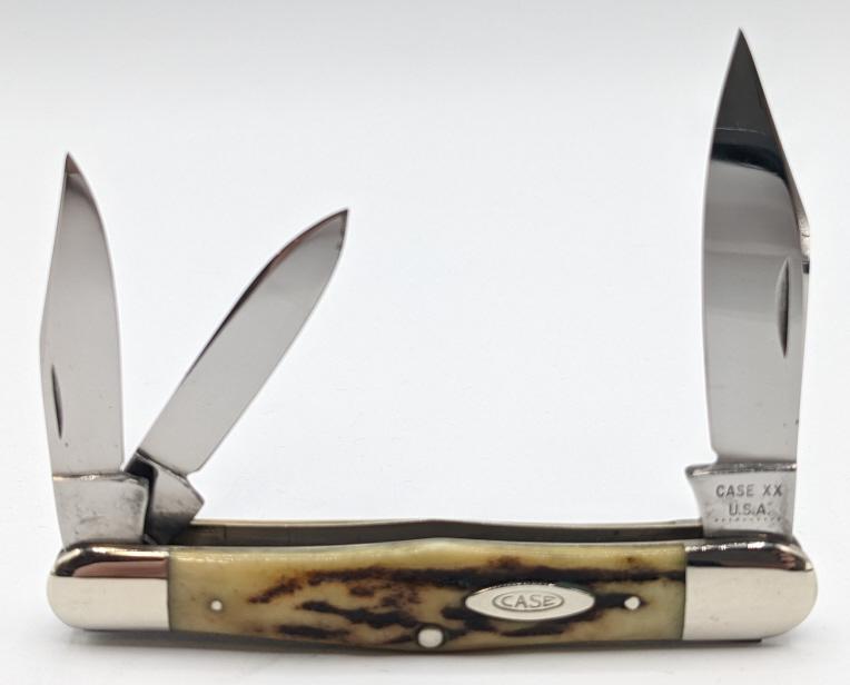1970 Case XX Stag Handle Whittler Pocket Knife (1 of 4)