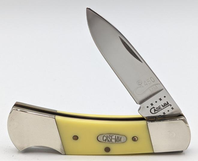 2000 Case XX Millennium Set Yellow Small Lockback (1 of 4)