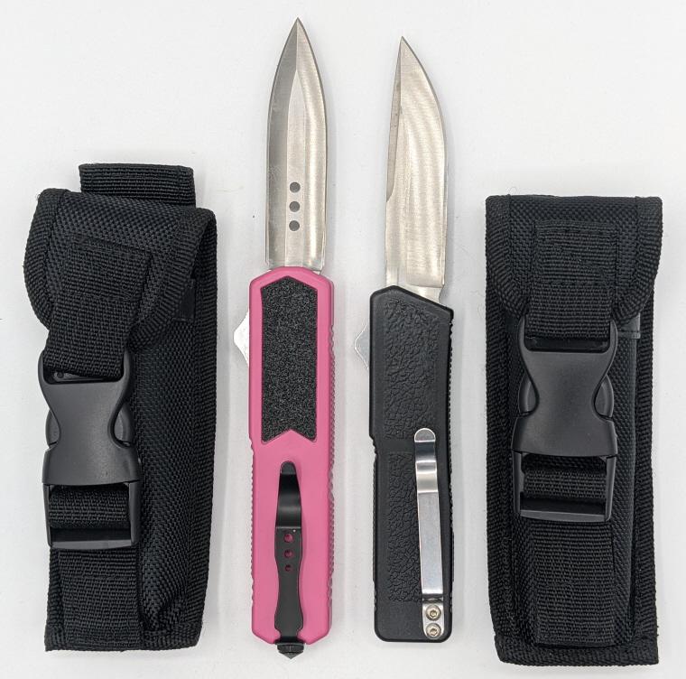 (2) Delta Force and Lightning OTF Tactical Knives (1 of 4)