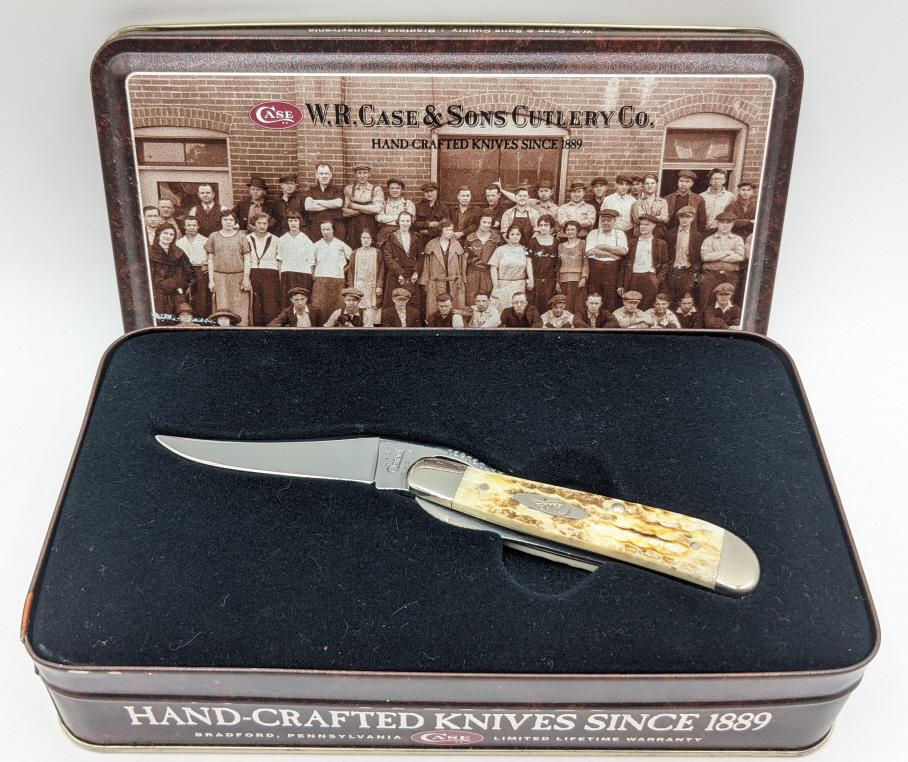 2001 Case XX Russlock 61953 Pocket Knife w/ Tin (1 of 5)