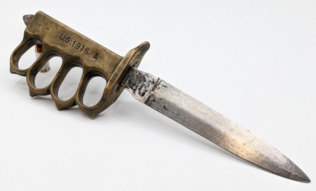 WW1 US 1918 Knuckle Duster Trench Knife (1 of 7)