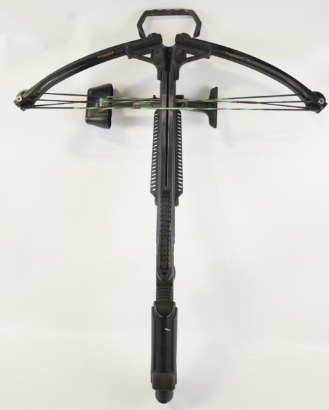 Barnett Wildcat C5 150 LB Crossbow: Nice used black finish crossbow.