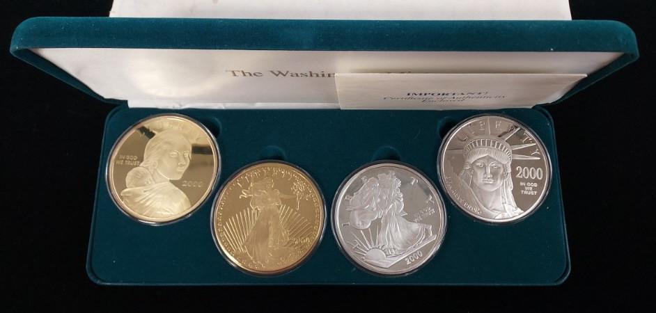 2000 Washington Mint Images Of Liberty Silver Set (1 of 5)