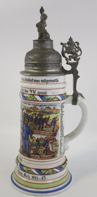 Imperial German Bavaria Infantry Regimental Stein (1 of 12)