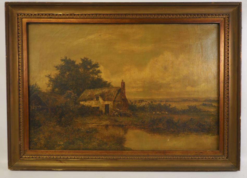Daniel Sherrin English Landscape Oil On Canvas (1 of 9)