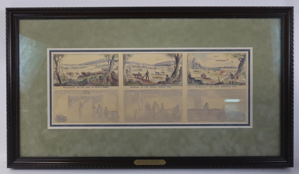 Charles Morgenthaler WPA Period Mural Study (1 of 15)