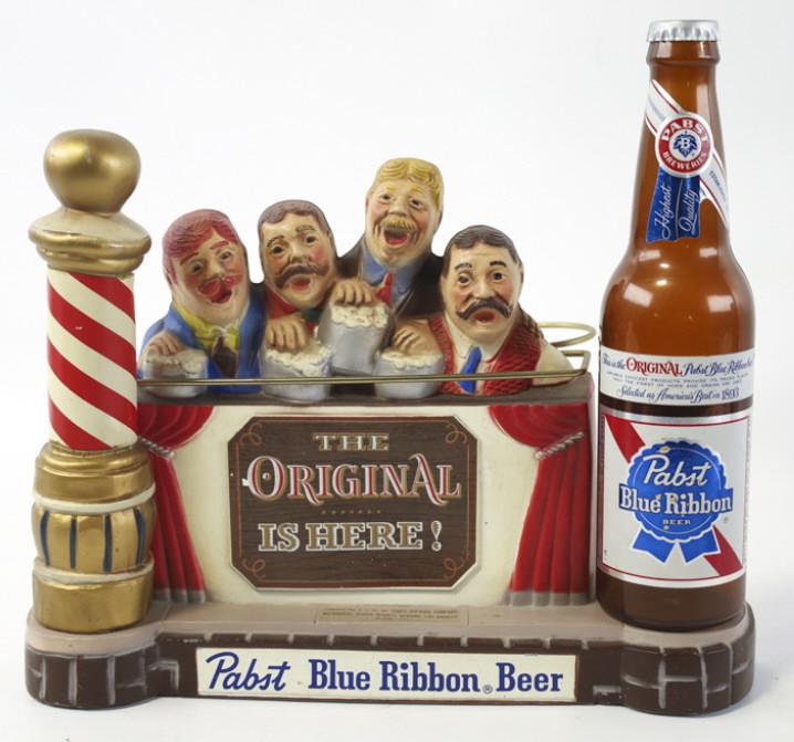 1959 Pabst Beer Cast Aluminum Bar Display Sign (1 of 6)