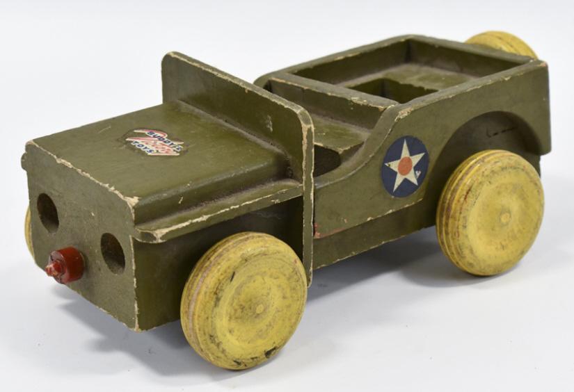 Buddy L Wood Toys Army Jeep (1 of 6)