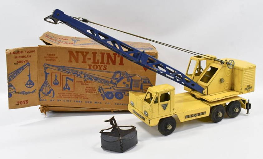 Original Nylint Clark Michigan T 24 Crane W/ Box