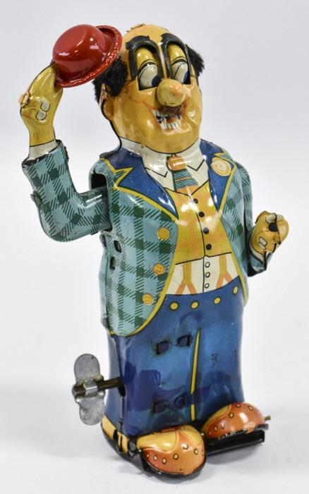 Mikuni Tin Litho Windup Dandy Man w/ Hat (1 of 7)