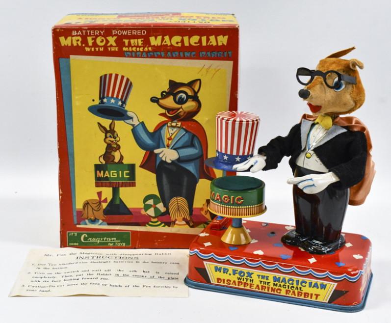Cragstan Battery Op Mr. Fox The Magician w/ Box (1 of 14)