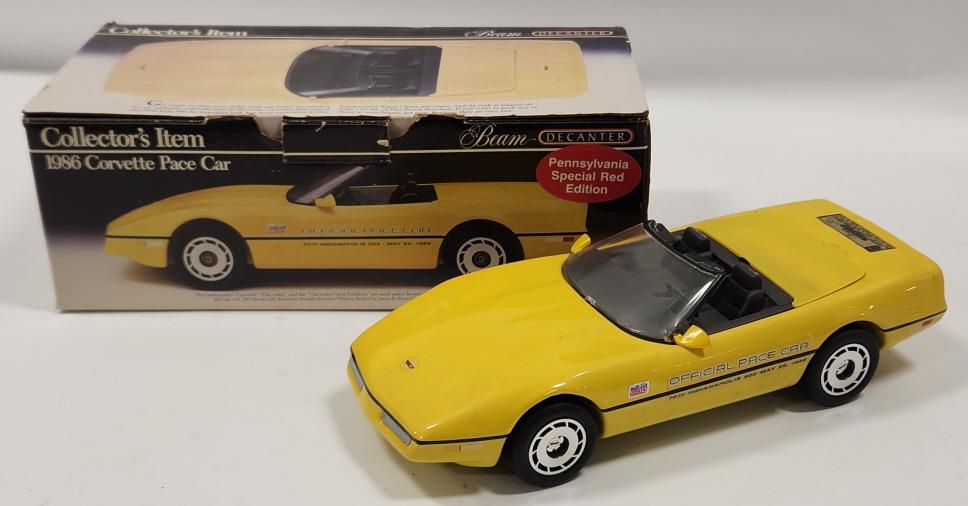 1986 Corvette Pace Car Decanter By Jim Beam (1 of 6)