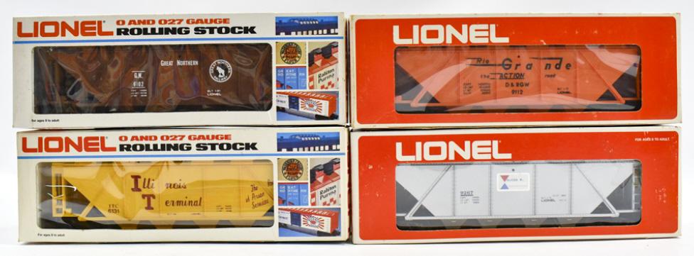 Lionel Hopper Cars #6102 9112 6131 & 9267 (1 of 4)