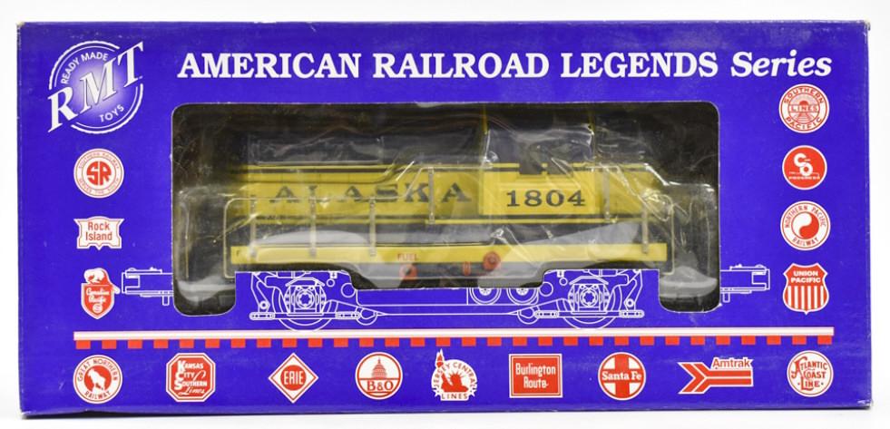 RMT Alaska #1804 GP Diesel Locomotive: RMT Alaska #1804 GP diesel locomotive. Good condition in the box. Item no. RMT-4332.