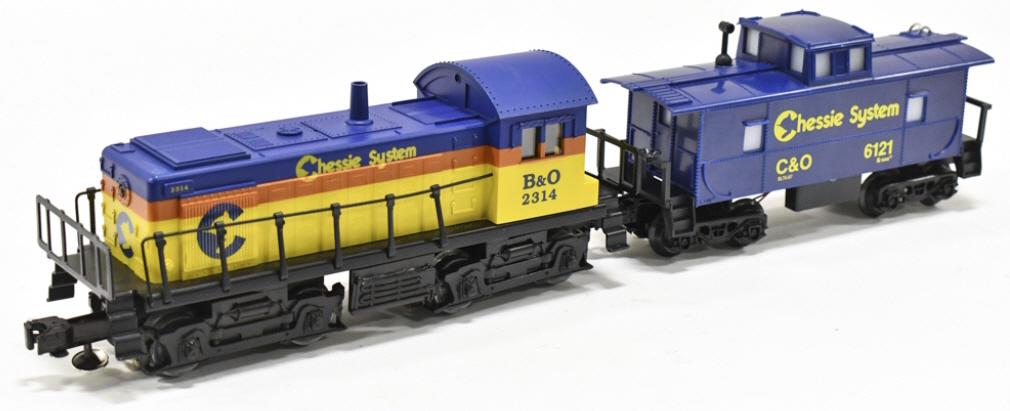 K-Line Chessie System B&O #2314 w/ Caboose (1 of 9)