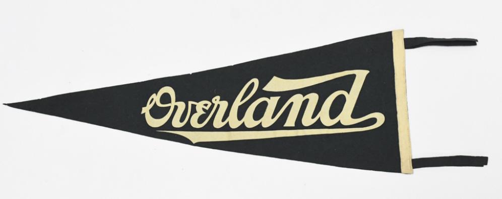 1920s-30s Overland Auto Dealership Felt Pennant (1 of 7)