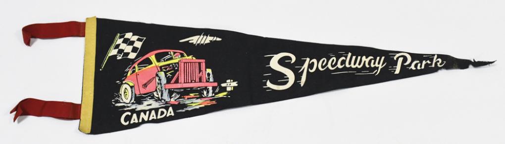 Vintage Speedway Park Canada Auto Racing Pennant