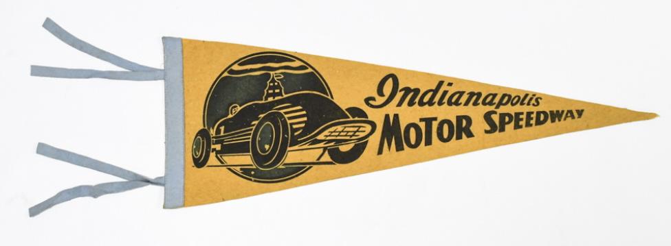1930s-40s Indianapolis Speedway Racing Pennant (1 of 6)