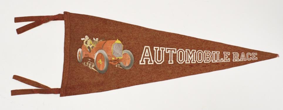 1910 Vanderbilt Cup Automobile Race Felt Pennant (1 of 13)