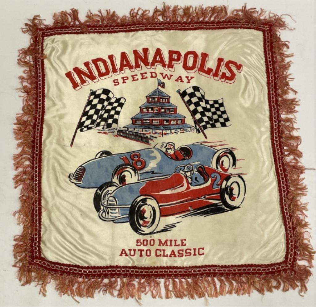 Vintage Indianapolis 500 Silk Scarf (1 of 4)