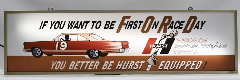 Ford Racing Hurst Shifters Lighted Fantasy Sign (1 of 9)