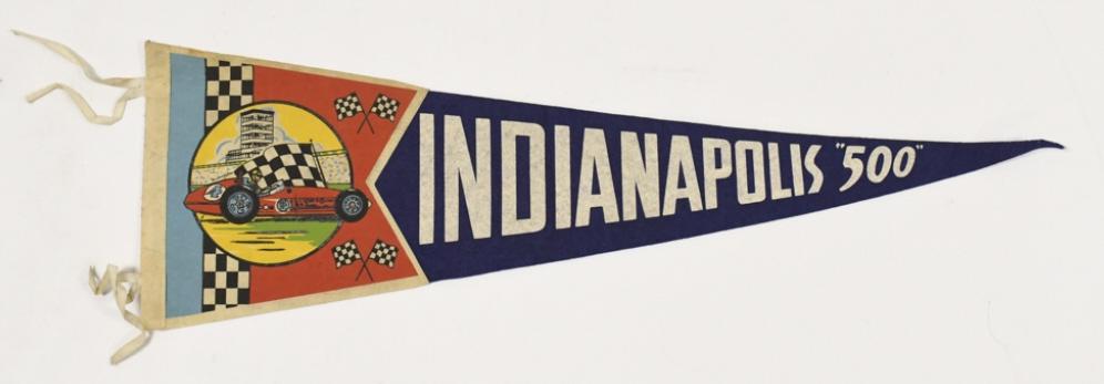 Vintage Indianapolis 500 Motor Speedway Pennant (1 of 6)