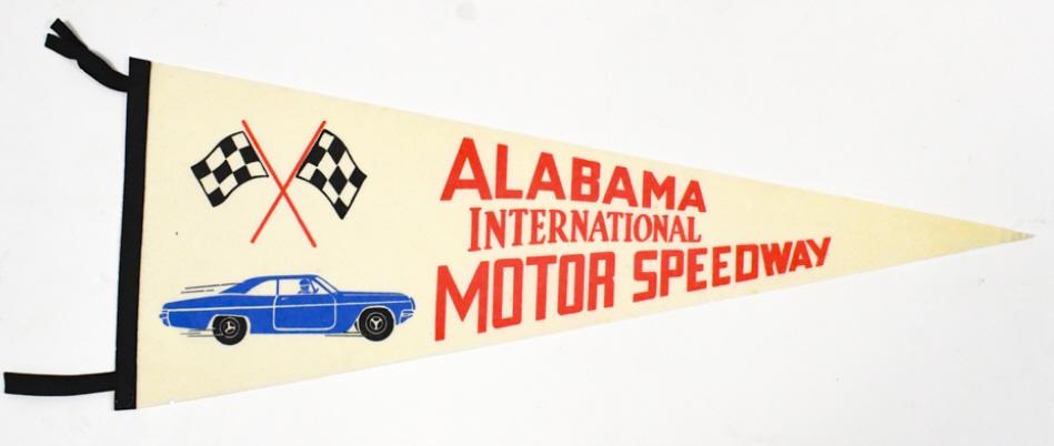 Vintage Alabama International Speedway Pennant (1 of 5)