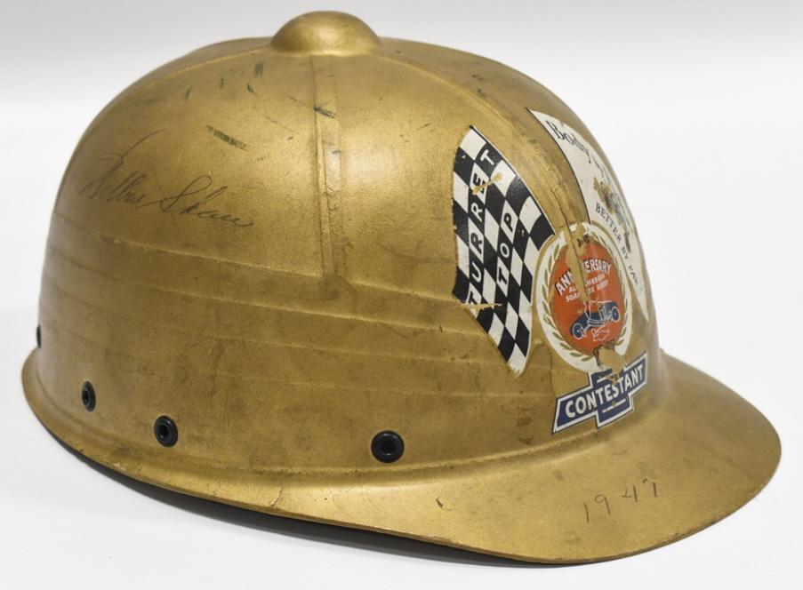 1947 Soap Box Derby Helmet Sign By Wilbur Shaw (1 of 12)