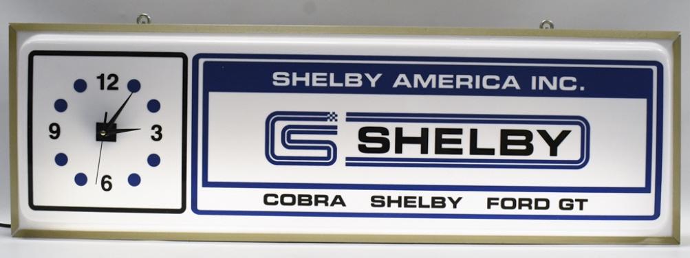 Shelby Cobra Ford GT Lighted Dealer Fantasy Clock (1 of 7)