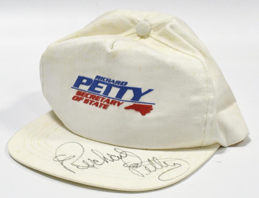 Richard Petty Secretary Of State Signed Hat (1 of 6)