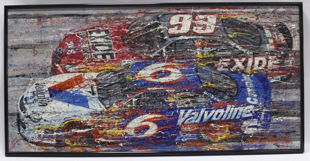NASCAR Mark Martin Original Painting By Ron Burton (1 of 7)