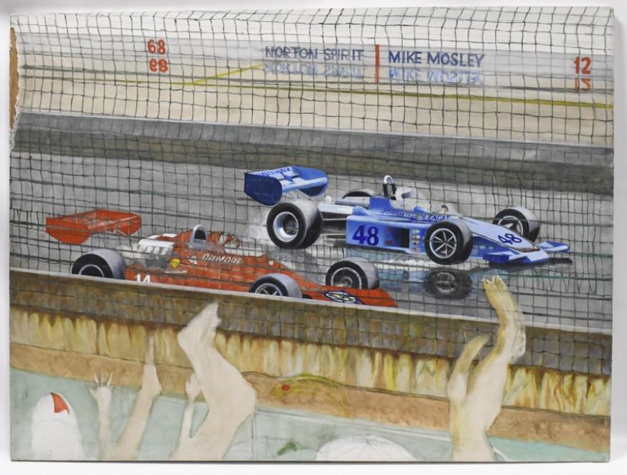 Bobby Unser No.48 Original art By Ron Burton (1 of 9)